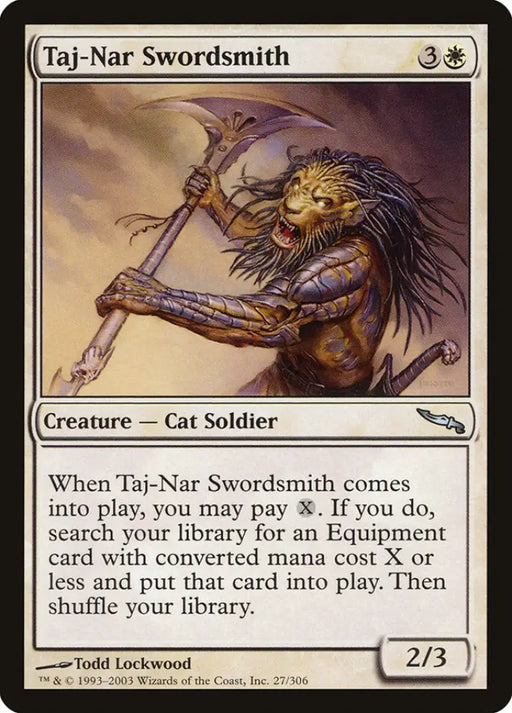 Taj-Nar Swordsmith [Mirrodin] - MTG Single