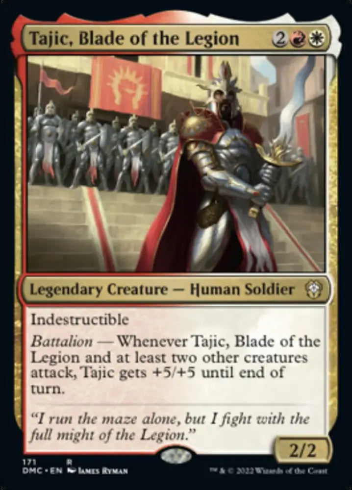 Tajic Blade of the Legion [Dominaria United Commander] - MTG Single