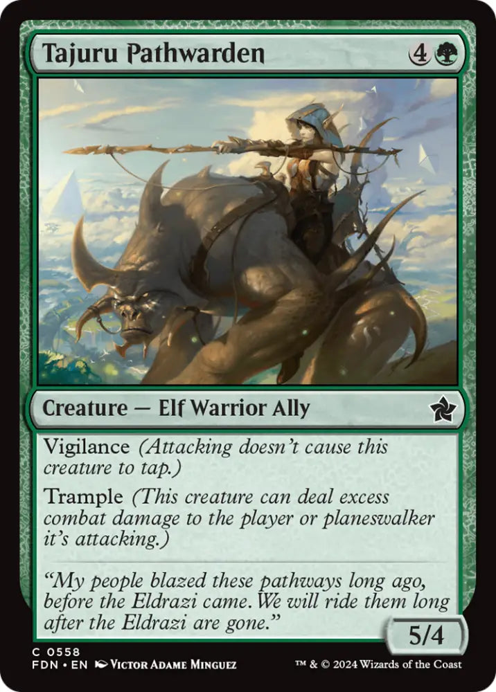 Tajuru Pathwarden [Foundations] - MTG Single