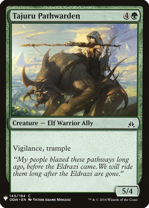 Tajuru Pathwarden [Mystery Booster] - MTG Single