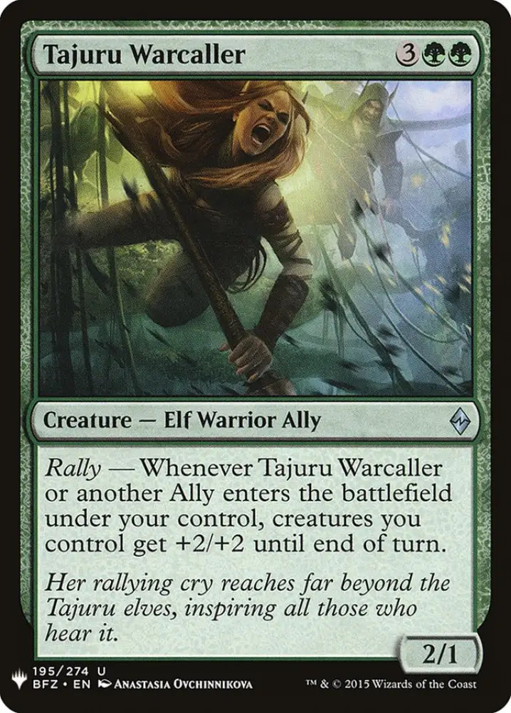 Tajuru Warcaller [Mystery Booster] - MTG Single
