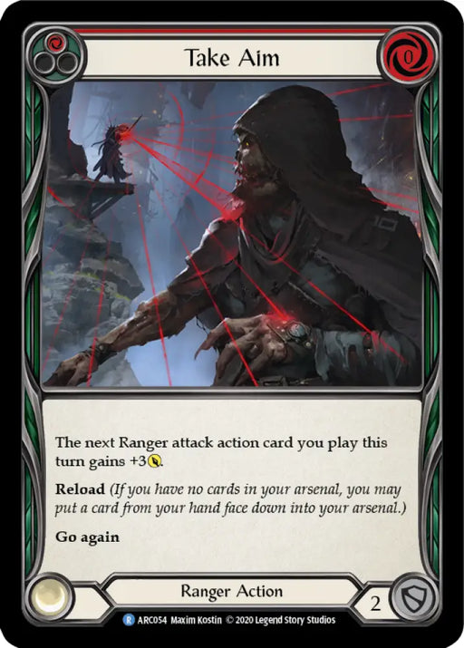 Take Aim (Red) [Arcane Rising Unlimited] Unlimited Normal - Flesh And Blood Single