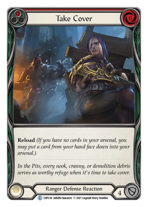 Take Cover (Red) [1HP234] (History Pack 1) - Flesh And Blood Single