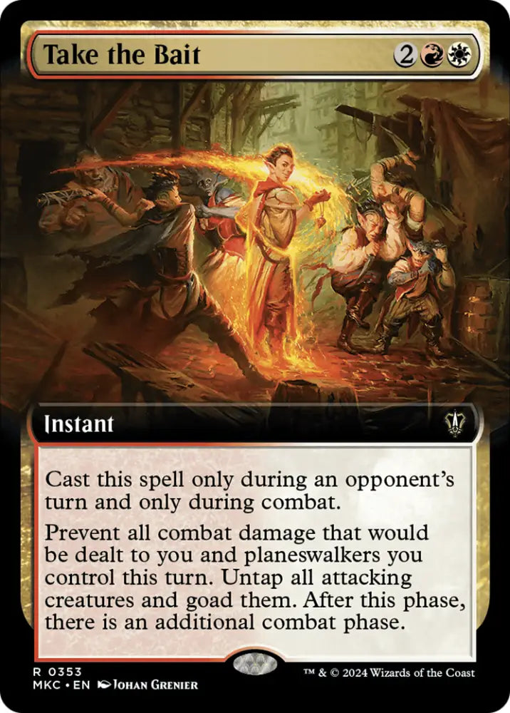 Take the Bait (Extended Art) [Murders at Karlov Manor Commander] - MTG Single