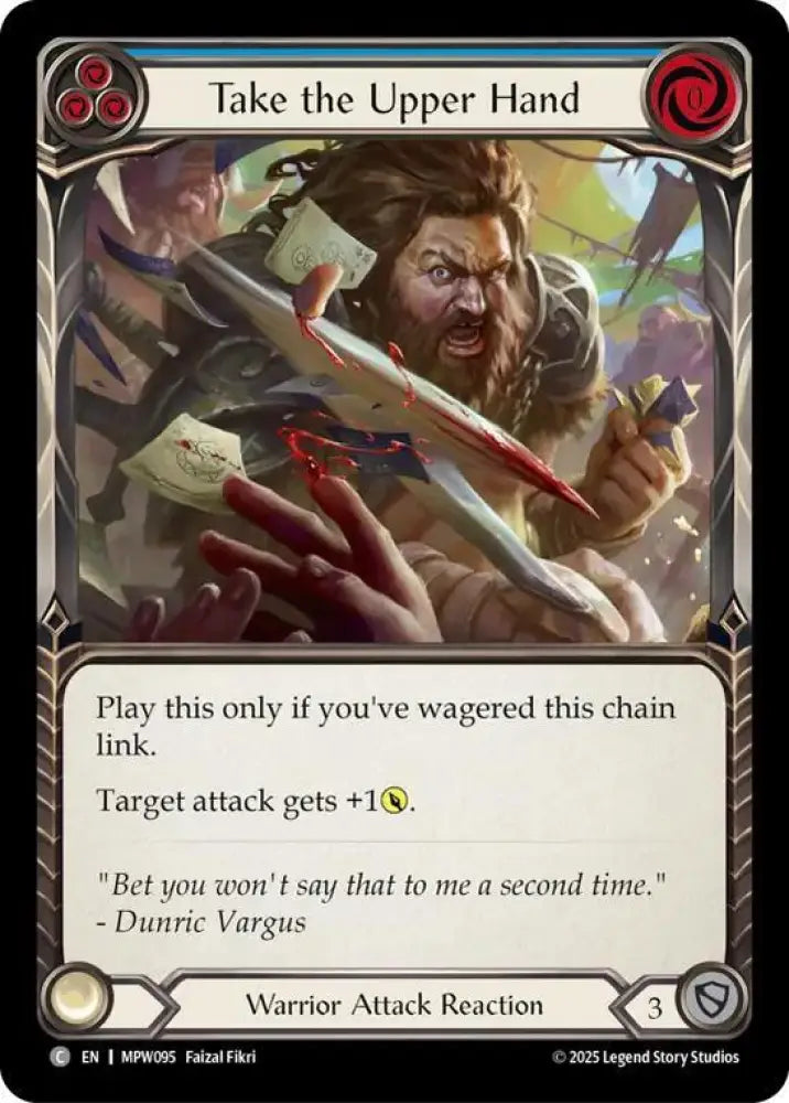Take the Upper Hand (Blue) (MPW095) [Mastery Pack Warrior]