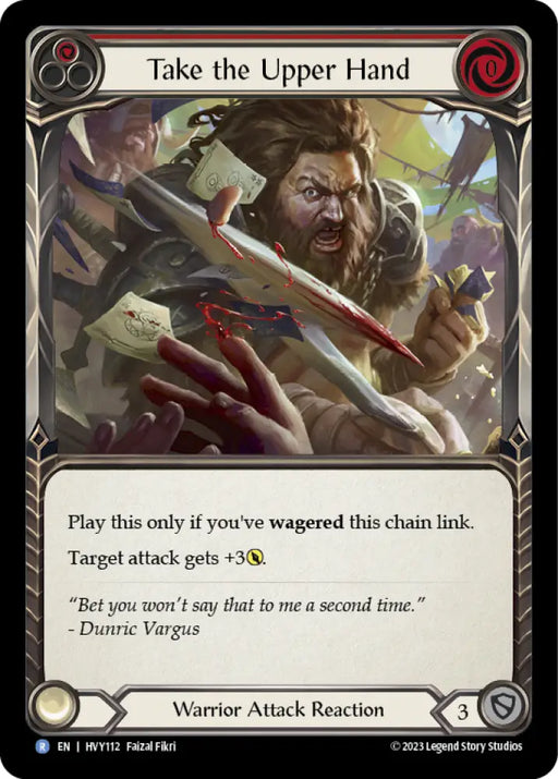 Take the Upper Hand (Red) [Heavy Hitters] - Flesh And Blood Single