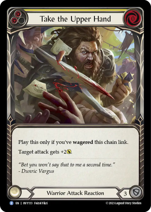 Take the Upper Hand (Yellow) [Heavy Hitters] - Flesh And Blood Single