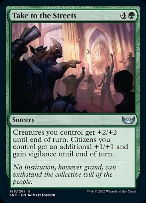 Take to the Streets [Streets of New Capenna] - MTG Single