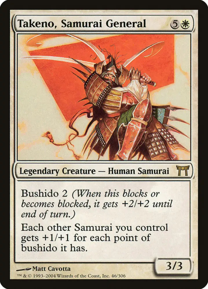 Takeno Samurai General [Champions of Kamigawa] - MTG Single