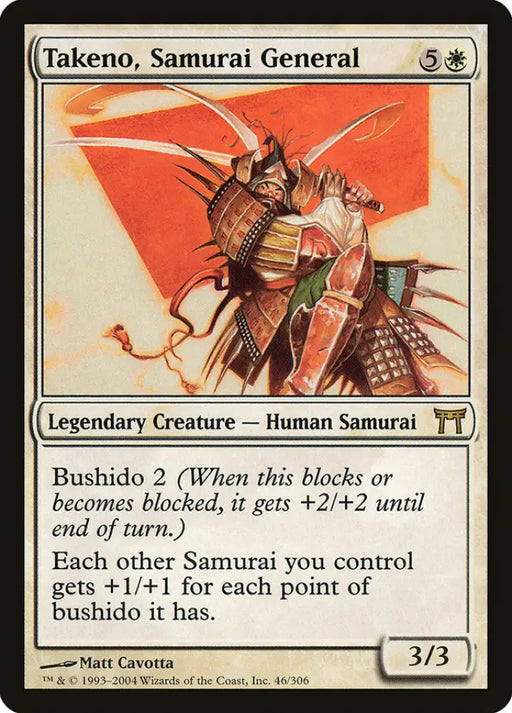 Takeno Samurai General [Champions of Kamigawa] - MTG Single