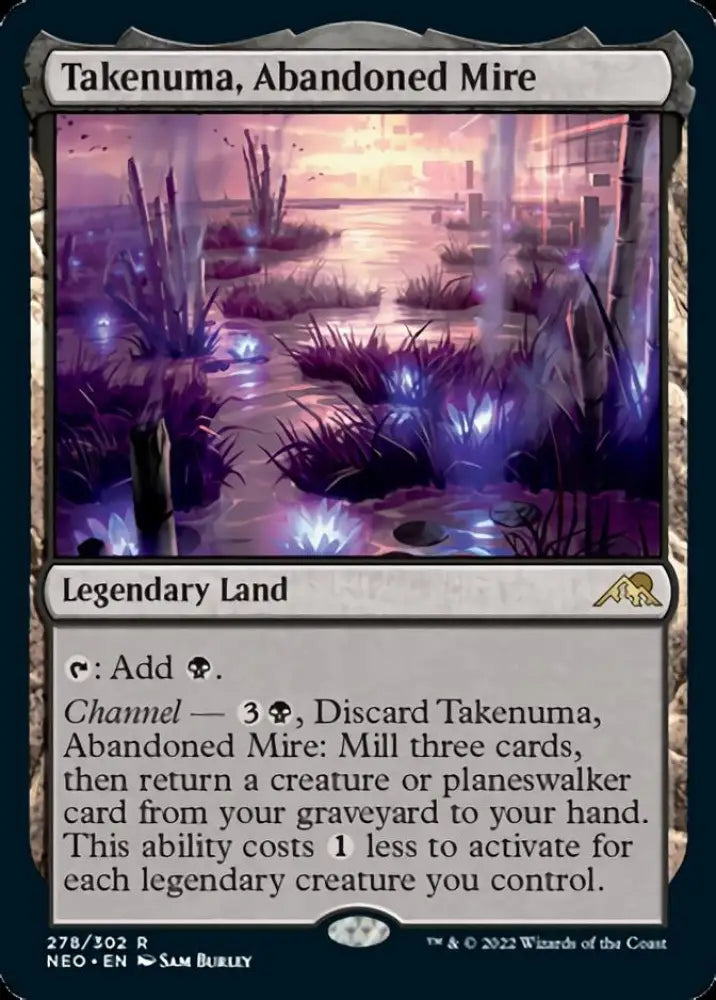 Takenuma Abandoned Mire [Kamigawa: Neon Dynasty] - MTG Single