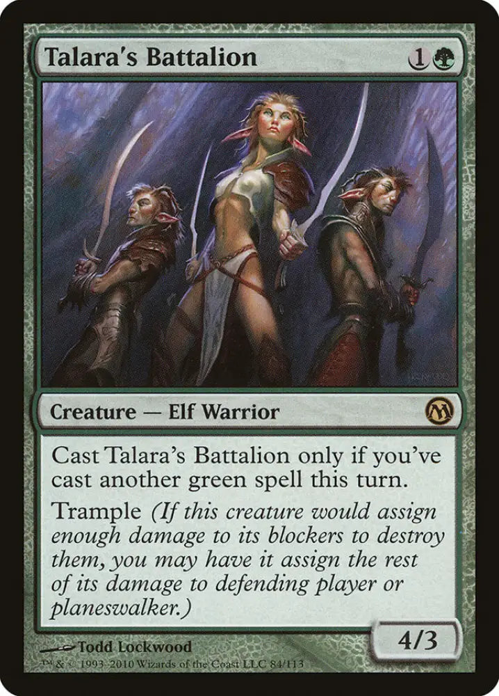 Talara’s Battalion [Duels of the Planeswalkers] - MTG Single