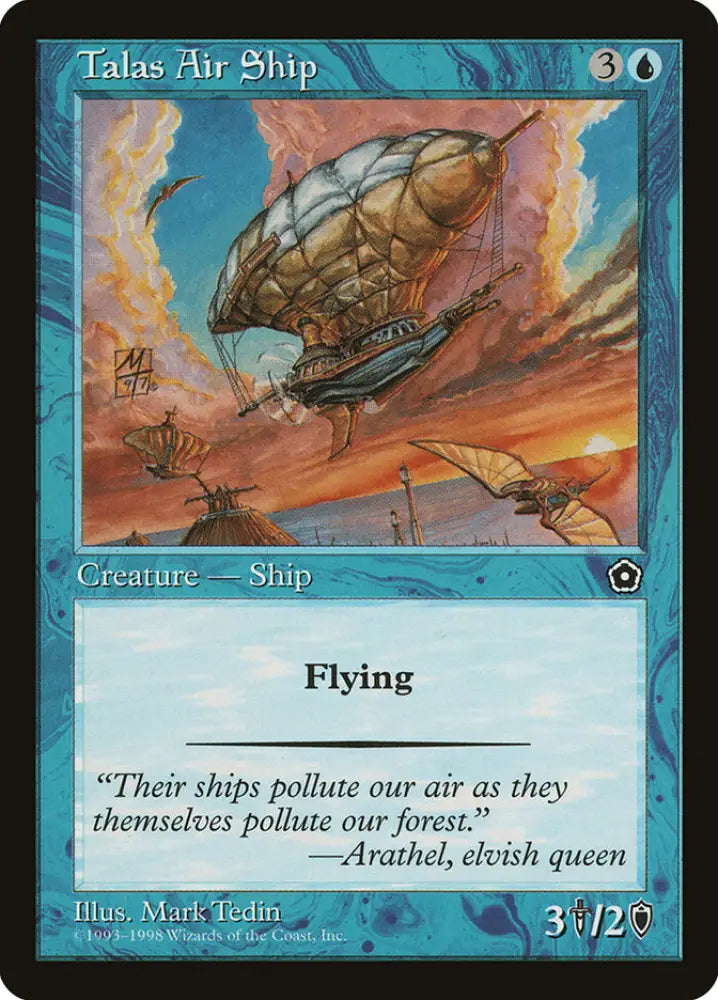 Talas Air Ship [Portal Second Age] - MTG Single