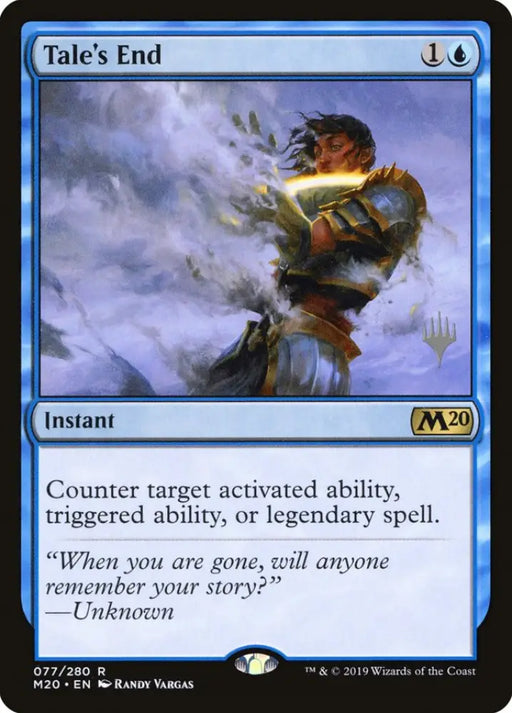 Tale’s End (Promo Pack) [Core Set 2020 Promos] - MTG Single