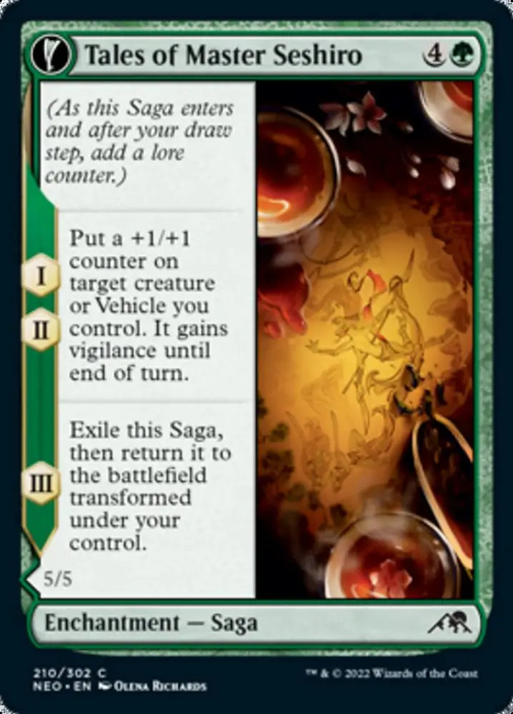 Tales of Master Seshiro // Seshiro’s Living Legacy [Kamigawa: Neon Dynasty] - MTG Single