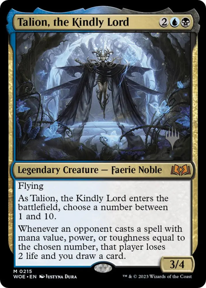 Talion the Kindly Lord (Promo Pack) [Wilds of Eldraine Promos] - MTG Single