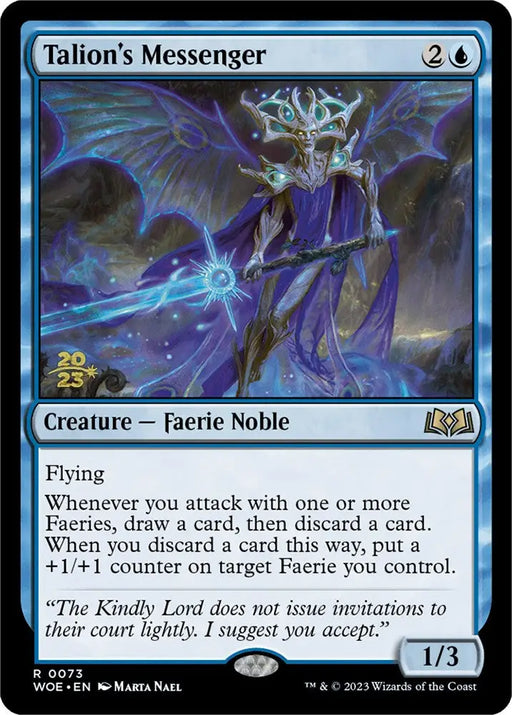 Talion’s Messenger [Wilds of Eldraine Prerelease Promos] - MTG Single