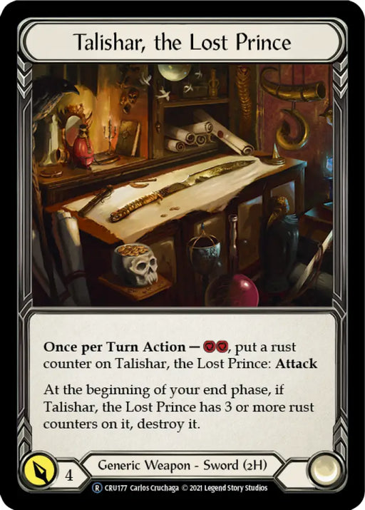 Talishar the Lost Prince [Crucible of War Unlimited] Unlimited Normal - Flesh And Blood Single