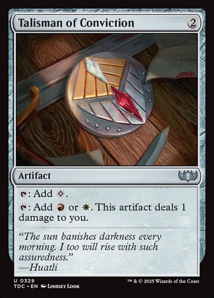 Talisman of Conviction (329) [Tarkir: Dragonstorm Commander]