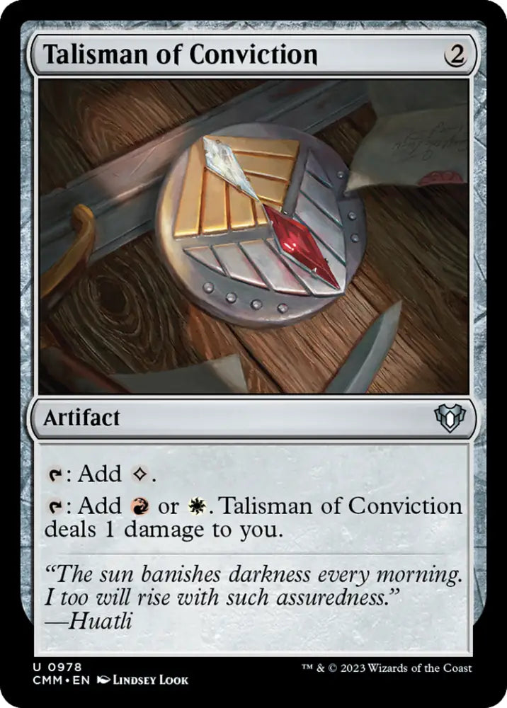 Talisman of Conviction [Commander Masters] - MTG Single