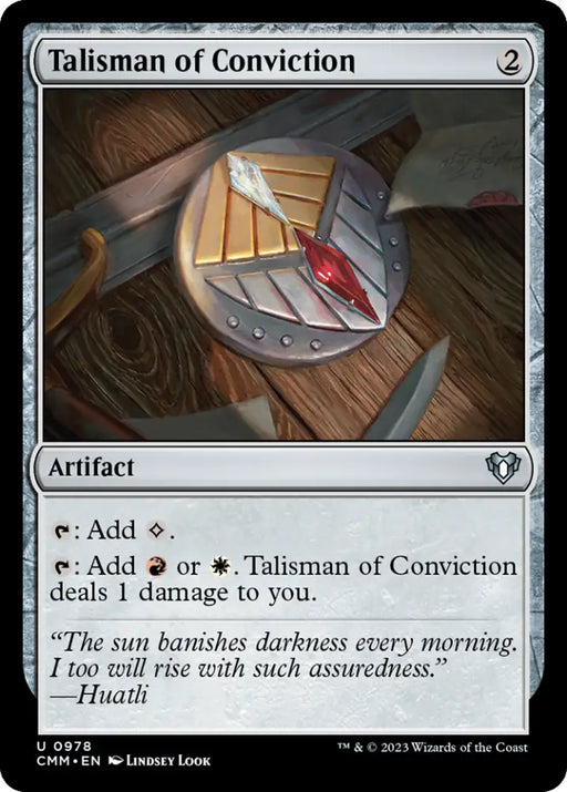 Talisman of Conviction [Commander Masters] - MTG Single