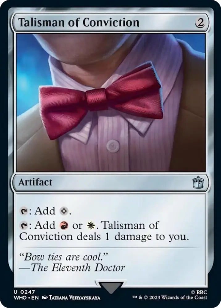 Talisman of Conviction [Doctor Who] - MTG Single