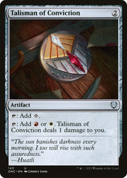 Talisman of Conviction [Phyrexia: All Will Be One Commander] - MTG Single