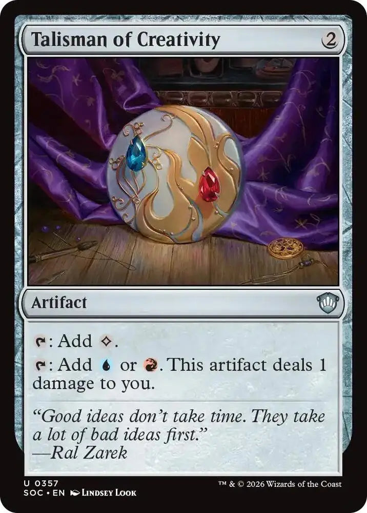 Talisman of Creativity (357) [Secrets of Strixhaven Commander]