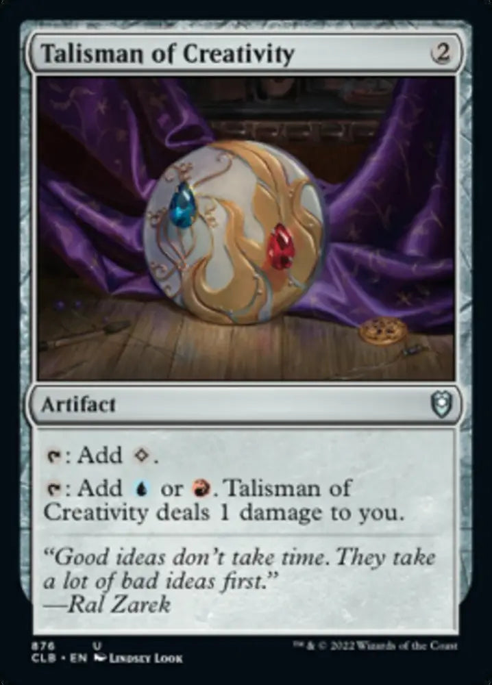 Talisman of Creativity [Commander Legends: Battle for Baldur’s Gate] - MTG Single