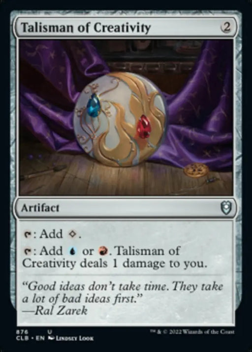 Talisman of Creativity [Commander Legends: Battle for Baldur’s Gate] - MTG Single