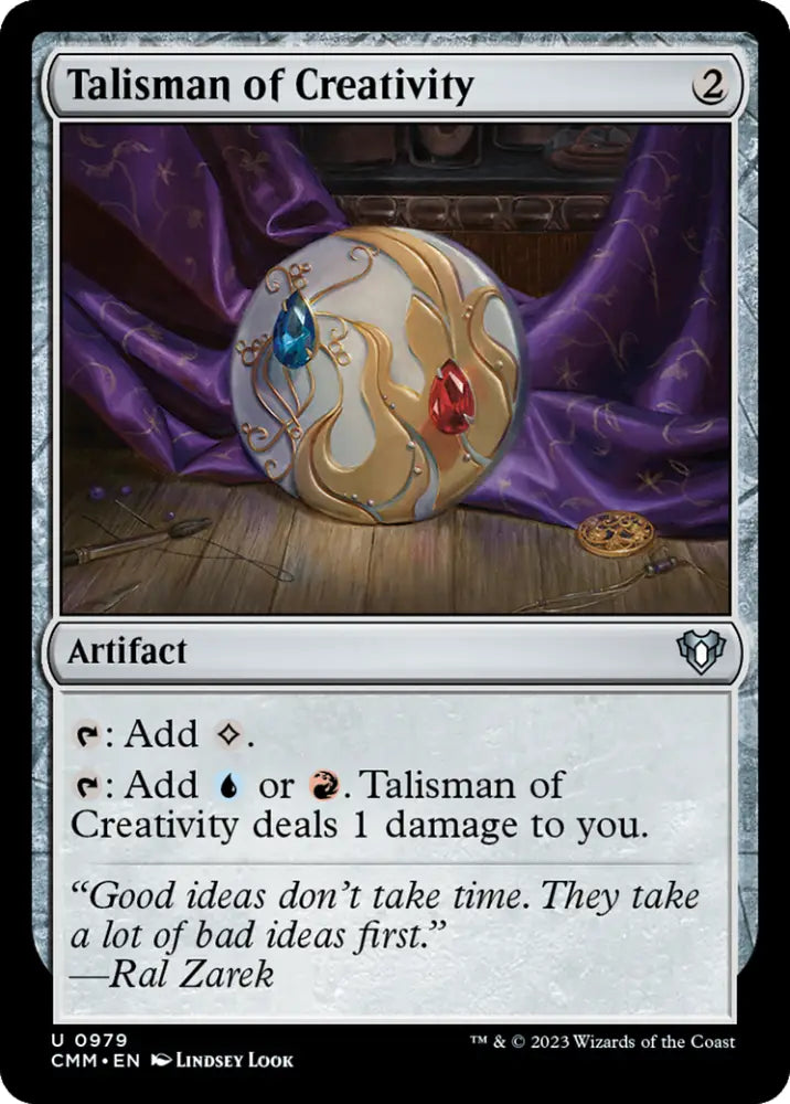 Talisman of Creativity [Commander Masters] - MTG Single