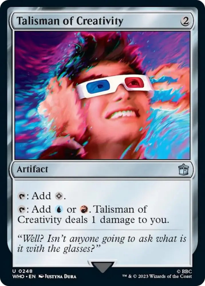 Talisman of Creativity [Doctor Who] - MTG Single