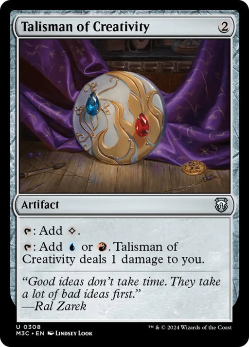 Talisman of Creativity [Modern Horizons 3 Commander] - MTG Single