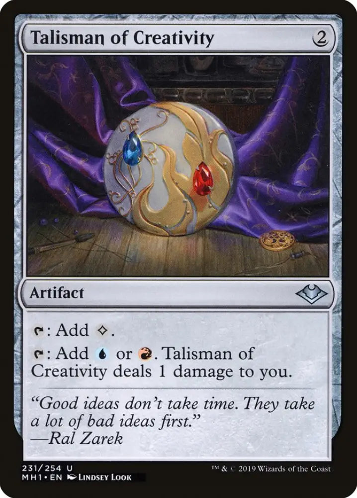 Talisman of Creativity [Modern Horizons] - MTG Single