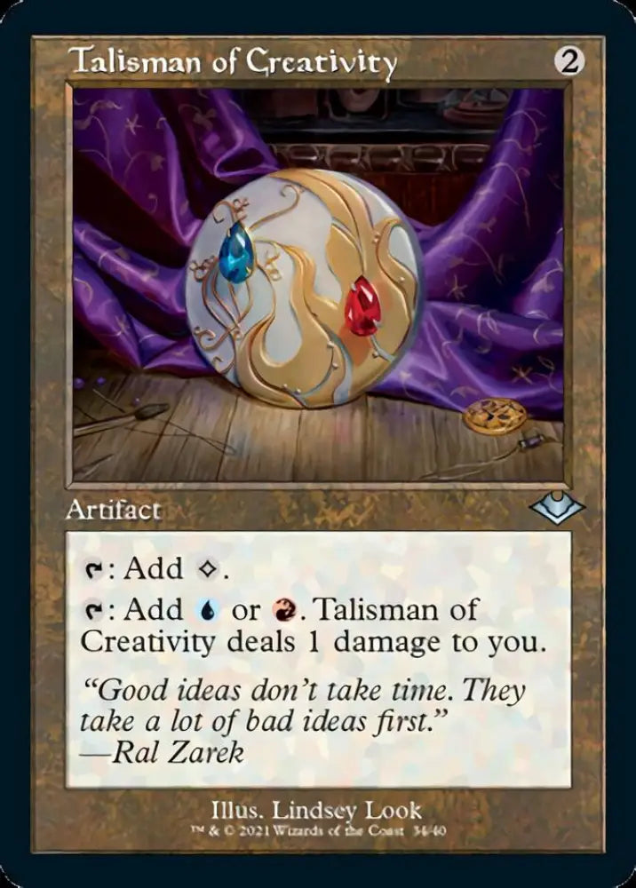 Talisman of Creativity (Retro) [Modern Horizons] - MTG Single
