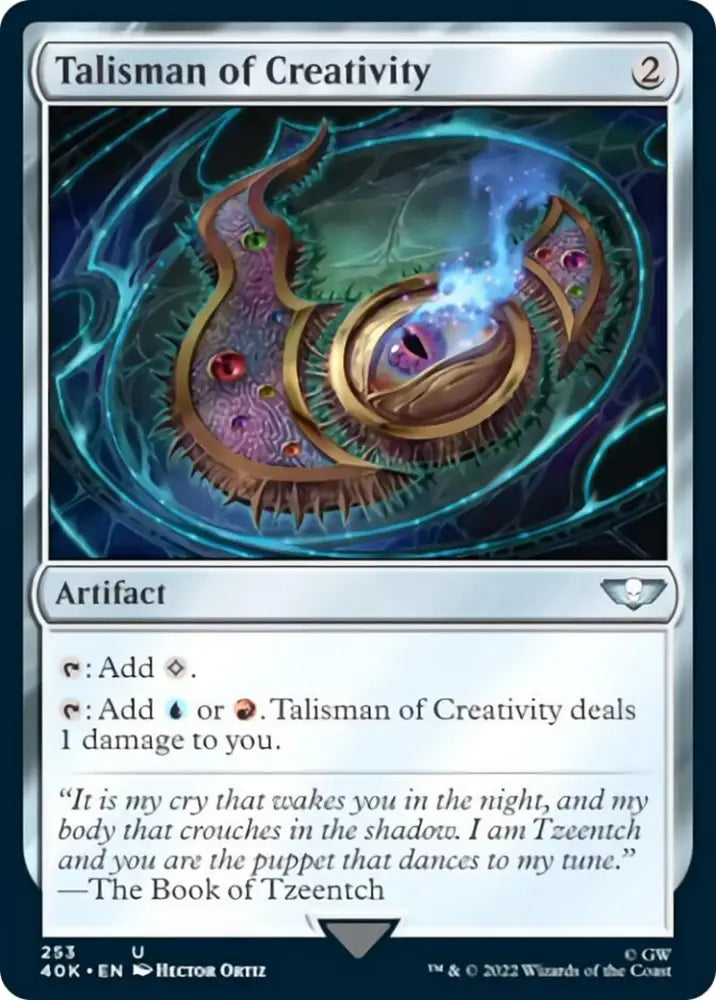 Talisman of Creativity (Surge Foil) [Warhammer 40,000] - MTG Single