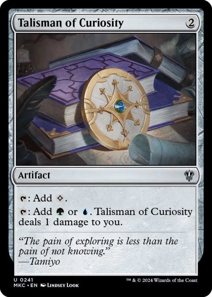 Talisman of Curiosity [Murders at Karlov Manor Commander] - MTG Single