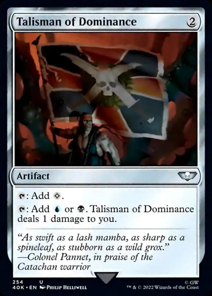 Talisman of Dominance (254) (Surge Foil) [Warhammer 40,000] - MTG Single