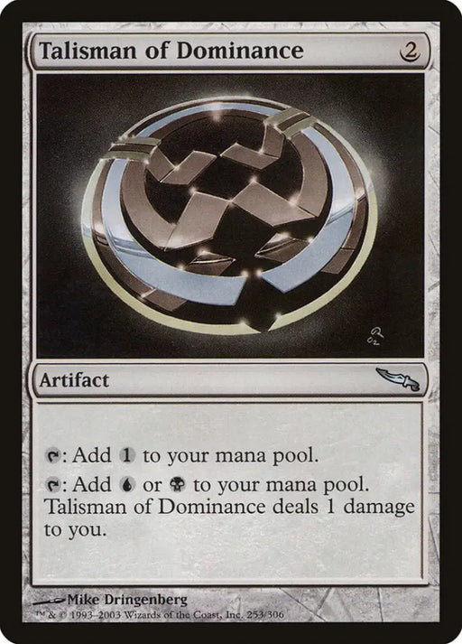 Talisman of Dominance [Mirrodin] - MTG Single
