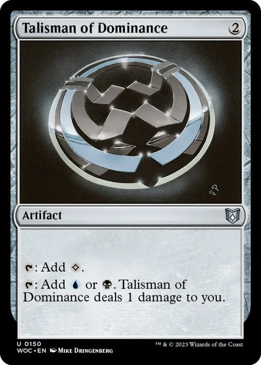 Talisman of Dominance [Wilds of Eldraine Commander] - MTG Single
