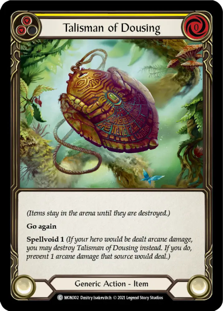 Talisman of Dousing [Monarch 1st Edition] 1st Edition Rainbow Foil - Flesh And Blood Single