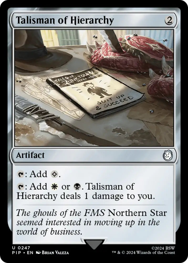 Talisman of Hierarchy [Fallout] - MTG Single