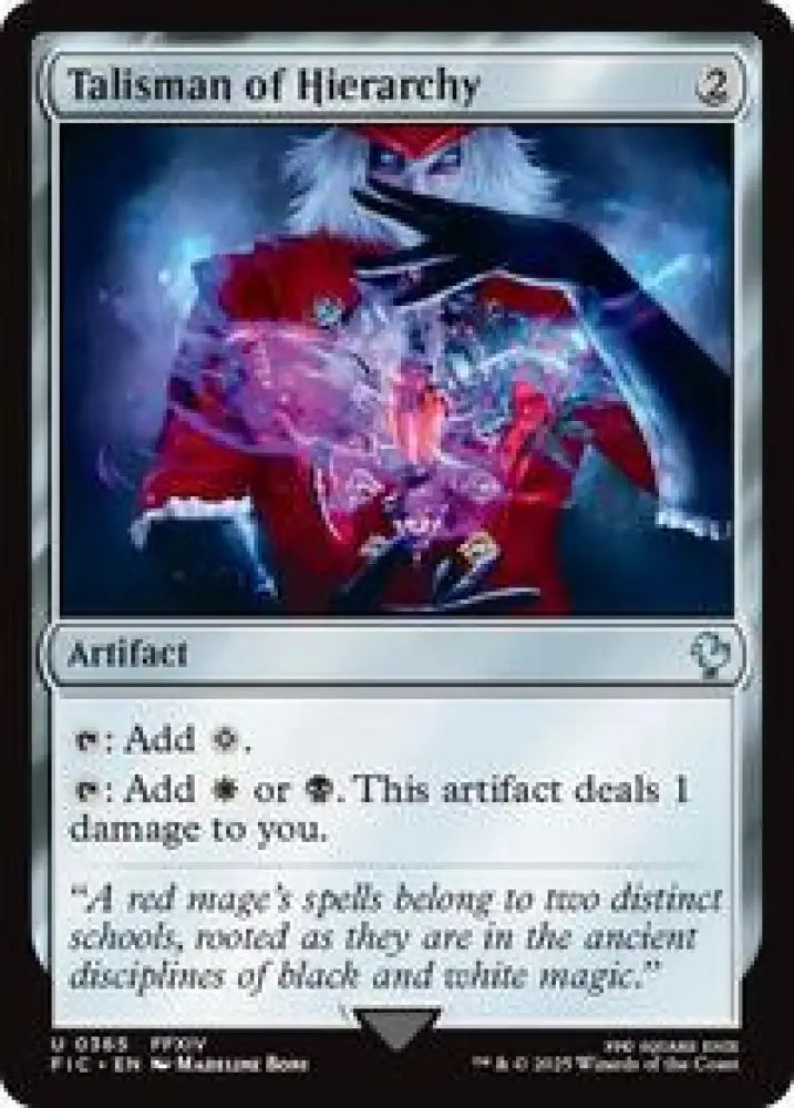 Talisman of Hierarchy (Surge Foil) (365) [Final Fantasy Commander]