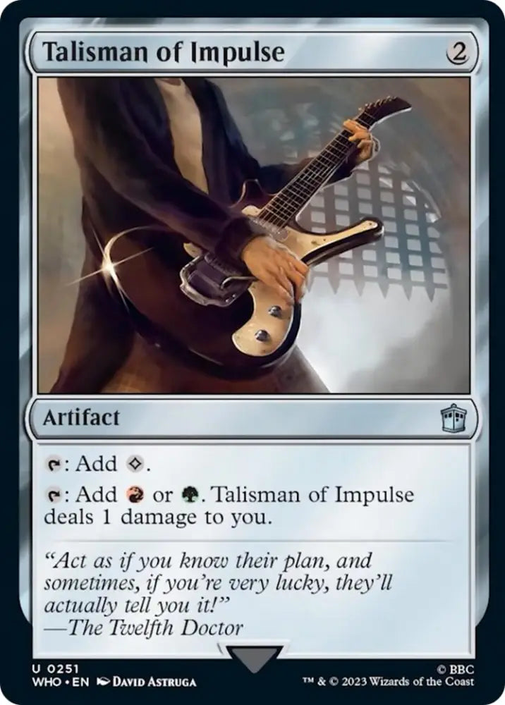 Talisman of Impulse [Doctor Who] - MTG Single