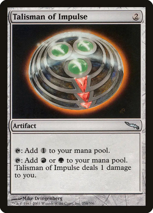 Talisman of Impulse [Mirrodin] - MTG Single