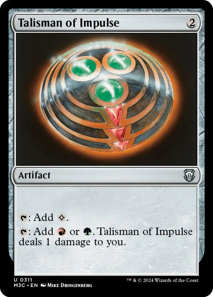 Talisman of Impulse [Modern Horizons 3 Commander] - MTG Single