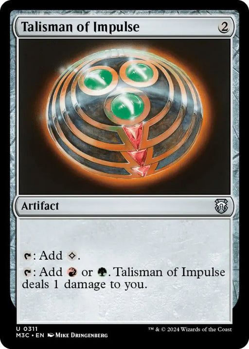 Talisman of Impulse [Modern Horizons 3 Commander] - MTG Single