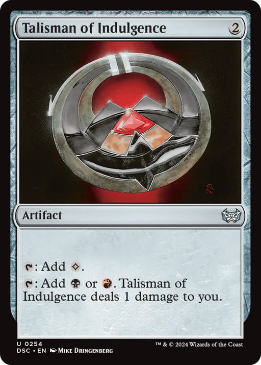 Talisman of Indulgence [Duskmourn: House of Horror Commander] - MTG Single