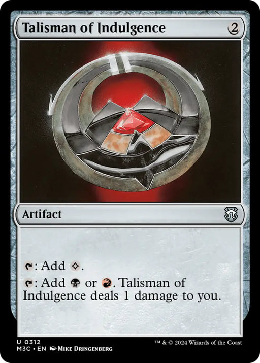 Talisman of Indulgence [Modern Horizons 3 Commander] - MTG Single