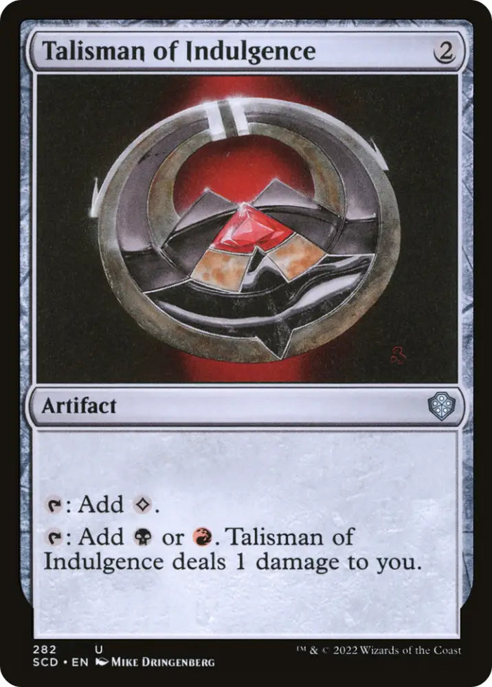 Talisman of Indulgence [Starter Commander Decks] - MTG Single